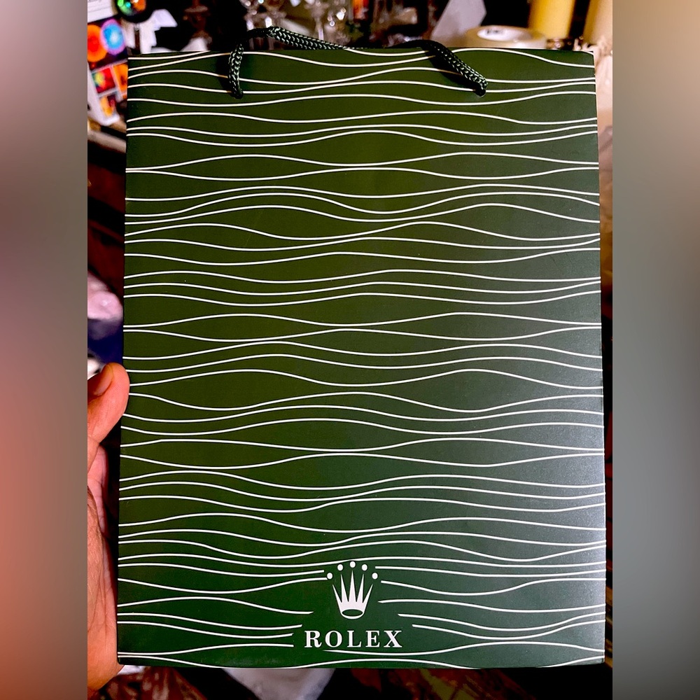 Rolex Retail Shopping Bag